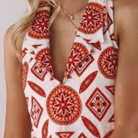 Her Pony Dakota Linen Halter Dress, (AU 8, Like a US 0) - Picture 6 of 11